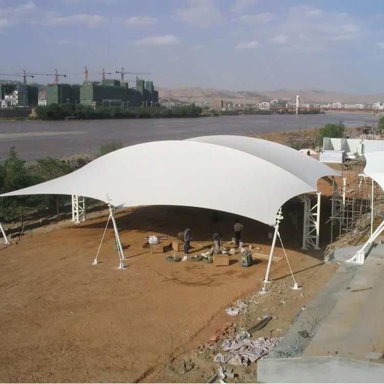 贡山膜结构汽车棚